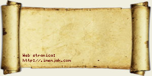 Snežana Hrnjak vizit kartica